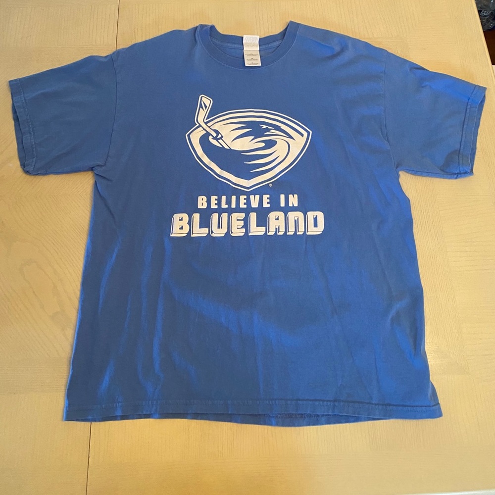 Atlanta Thrashers T Shirt Welcome to Blueland